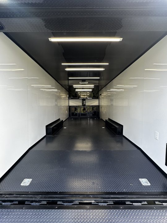 New 2026 Luxe 8.5x28 Race Trailer -Finished Interior-7000LB Spread Torsion-Heavy Duty Ramp- Black Ceiling