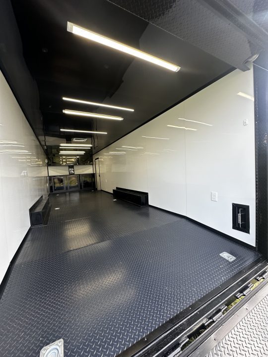 New 2026 Luxe 8.5x28 Race Trailer -Finished Interior-7000LB Spread Torsion-Heavy Duty Ramp- Black Ceiling