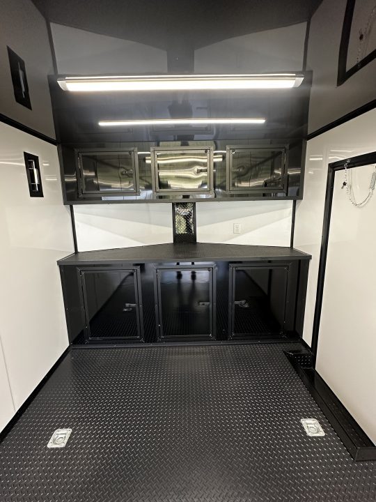 New 2026 Luxe 8.5x28 Race Trailer -Finished Interior-7000LB Spread Torsion-Heavy Duty Ramp- Black Ceiling