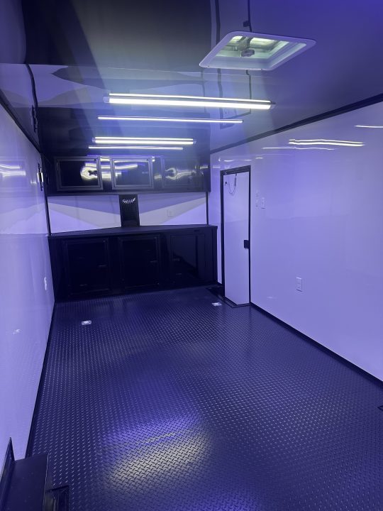 New 2026 Luxe 8.5x28 Race Trailer -Finished Interior-7000LB Spread Torsion-Heavy Duty Ramp- Black Ceiling