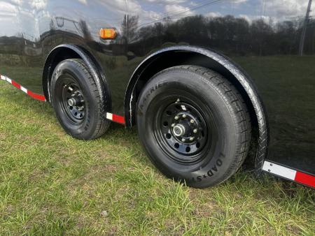 New 2026 Luxe 8.5x28 Race Trailer -Finished Interior-7000LB Spread Torsion-Heavy Duty Ramp- Black Ceiling