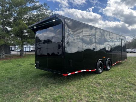 New 2026 Luxe 8.5x28 Race Trailer -Finished Interior-7000LB Spread Torsion-Heavy Duty Ramp- Black Ceiling