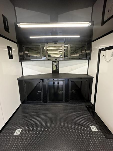 New 2026 Luxe 8.5x28 Race Trailer -Finished Interior-7000LB Spread Torsion-Heavy Duty Ramp- Black Ceiling