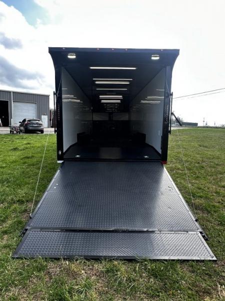 New 2026 Luxe 8.5x28 Race Trailer -Finished Interior-7000LB Spread Torsion-Heavy Duty Ramp- Black Ceiling