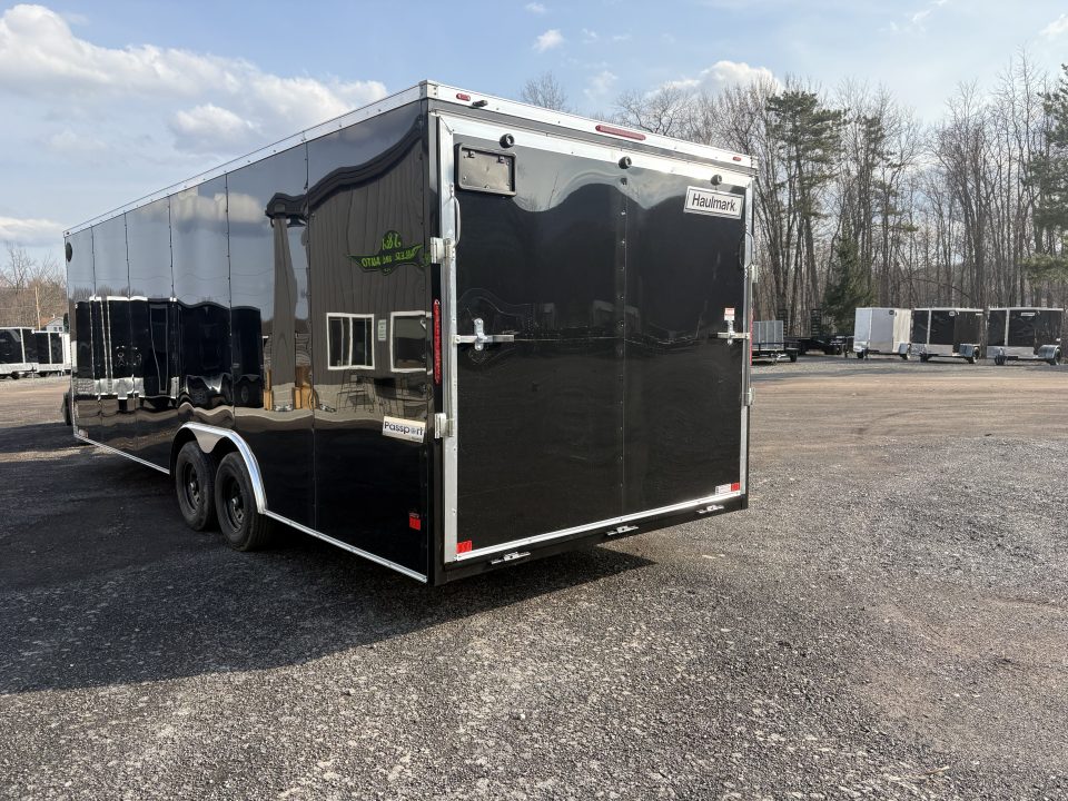 New 2026 Haulmark Passport Deluxe 8.5x24 7' Interior with Beavertail Car Hauler