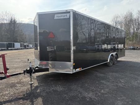 New 2026 Haulmark Passport Deluxe 8.5x24 7' Interior with Beavertail Car Hauler