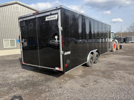 New 2026 Haulmark Passport Deluxe 8.5x24 7' Interior with Beavertail Car Hauler