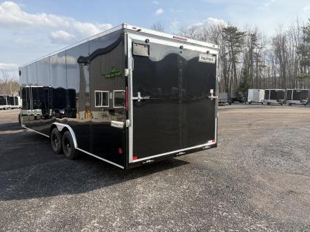 New 2026 Haulmark Passport Deluxe 8.5x24 7' Interior with Beavertail Car Hauler