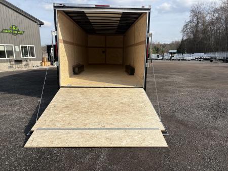 New 2026 Haulmark Passport Deluxe 8.5x24 7' Interior with Beavertail Car Hauler