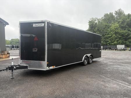 New 2026 Haulmark Passport Deluxe 8.5x24 7' Interior with Beavertail Car Hauler