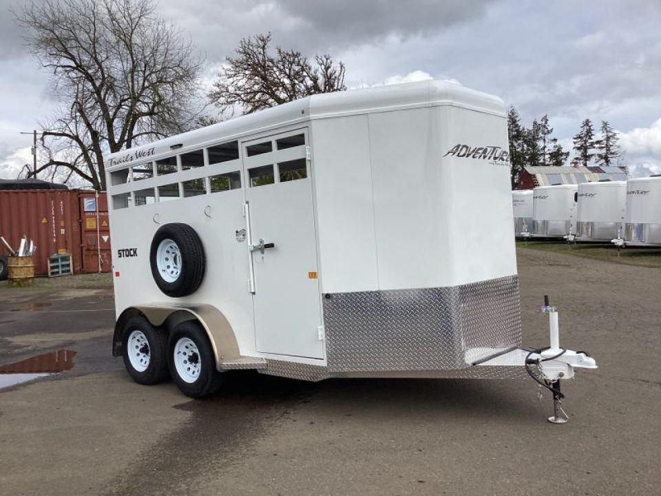 New 2027 Trails West Adventure II 14' Stock Stock / Stock Combo Trailer