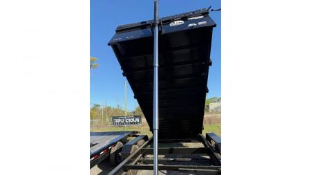 New 2025 Panther Cargo LLC 7x14 Tandem Axle Dump Trailer – 14,000 lb GVWR | Black Heavy Duty Dump Trailer
