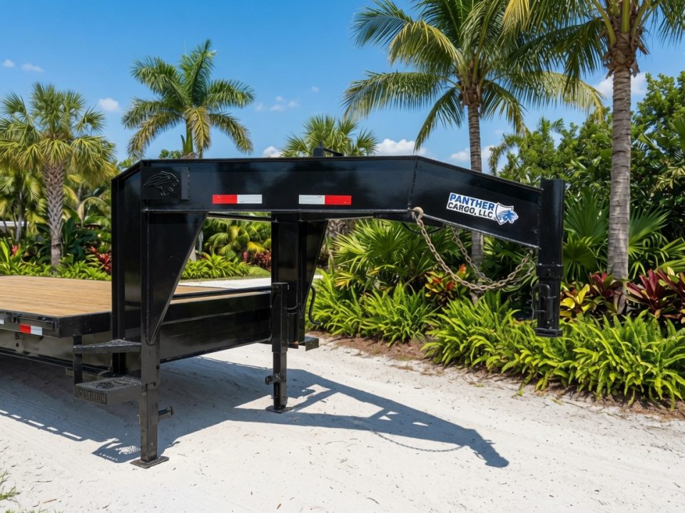 New 2026 Panther Cargo 40 Ft. Gooseneck Equipment Trailer – 36+4 Dovetail | 20K GVWR | Heavy-Duty Ramps Equipment Trailer