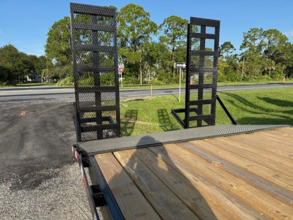 Used 2026 Panther Cargo 40 ft Gooseneck Trailer 36 + 4 Dovetail with Heavy Duty Ramps