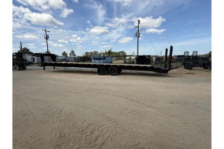 Used 2026 Panther Cargo 40 ft Gooseneck Trailer 36 + 4 Dovetail with Heavy Duty Ramps