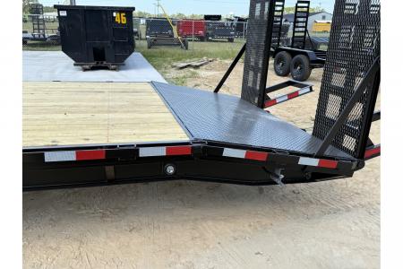 Used 2026 Panther Cargo 40 ft Gooseneck Trailer 36 + 4 Dovetail with Heavy Duty Ramps