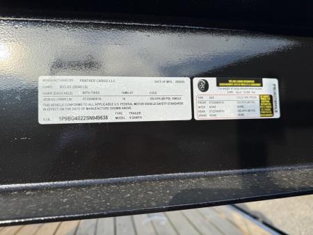Used 2026 Panther Cargo 40 ft Gooseneck Trailer 36 + 4 Dovetail with Heavy Duty Ramps
