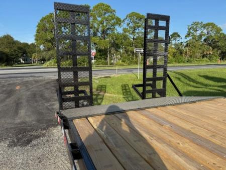 Used 2026 Panther Cargo 40 ft Gooseneck Trailer 36 + 4 Dovetail with Heavy Duty Ramps