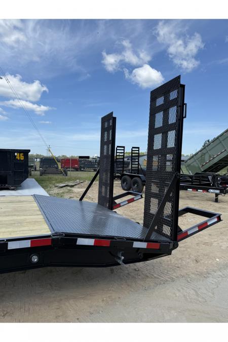 Used 2026 Panther Cargo 40 ft Gooseneck Trailer 36 + 4 Dovetail with Heavy Duty Ramps