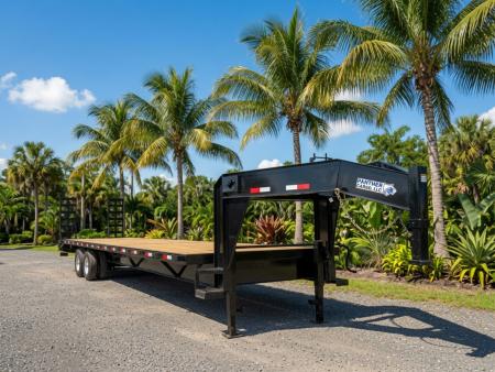 New 2026 Panther Cargo 40 Ft. Gooseneck Equipment Trailer – 36+4 Dovetail | 20K GVWR | Heavy-Duty Ramps Equipment Trailer
