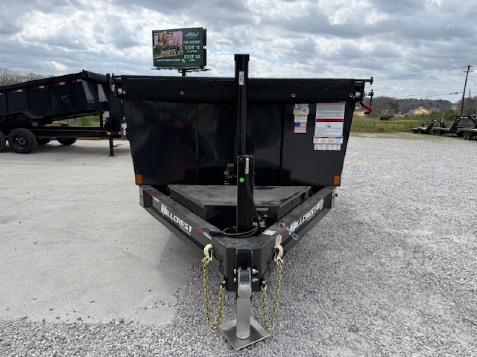 New Hillcrest Dump 7x14 14K 40" W/ Hyd Jack & HD Tube Ramps