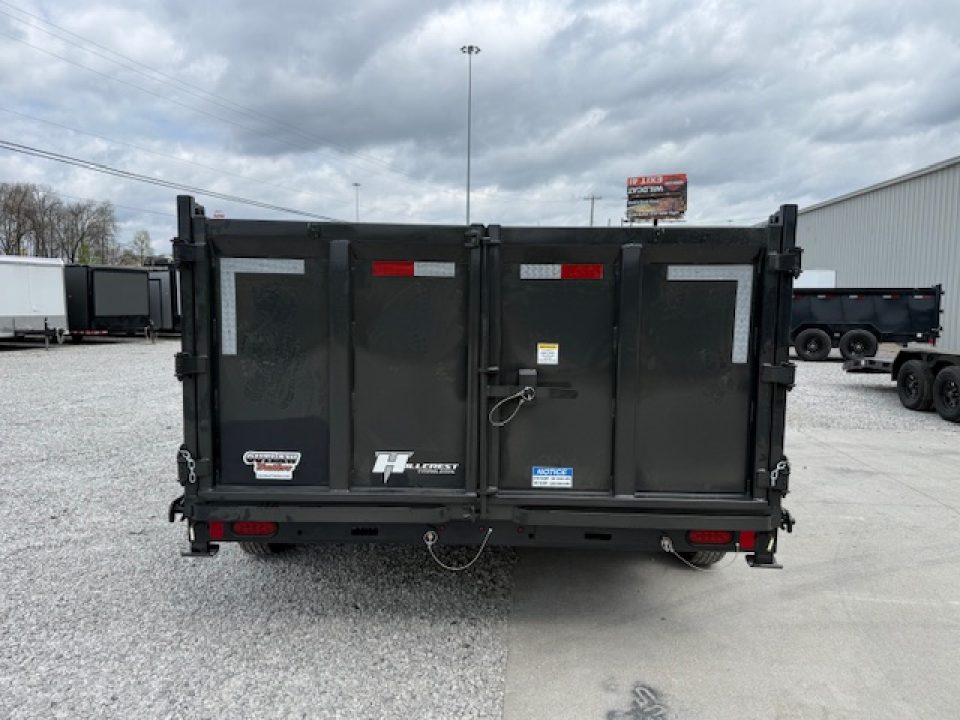 New Hillcrest Dump 7x14 14K 40" W/ Hyd Jack & HD Tube Ramps