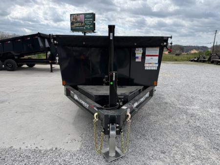 New Hillcrest Dump 7x14 14K 40" W/ Hyd Jack & HD Tube Ramps