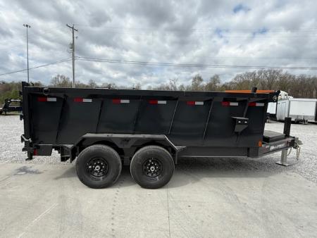 New Hillcrest Dump 7x14 14K 40" W/ Hyd Jack & HD Tube Ramps