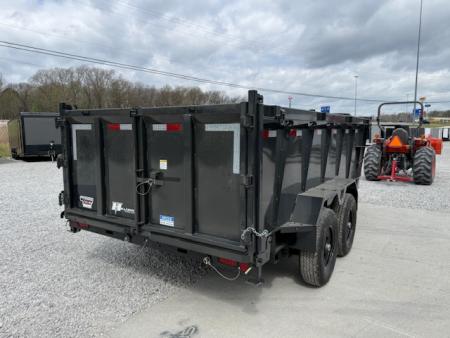 New Hillcrest Dump 7x14 14K 40" W/ Hyd Jack & HD Tube Ramps