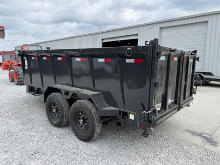 New Hillcrest Dump 7x14 14K 40" W/ Hyd Jack & HD Tube Ramps