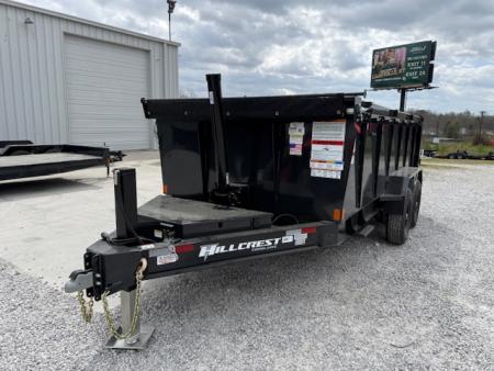 New Hillcrest Dump 7x14 14K 40" W/ Hyd Jack & HD Tube Ramps