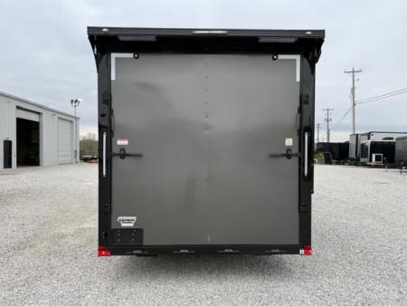 New Outlaw Light Race 8.5x30 12K Charcoal Black-Out W/ Awning & Escape Door W/ RS CABINETS