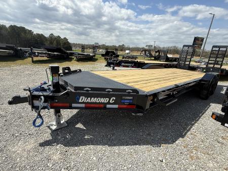New 2026 Diamond C LPX 210 22’ Equipment Trailer, PACESETTER EDITION, FORK HOLDERS, HEAVY DUTY FENDERS, 20K GVWR