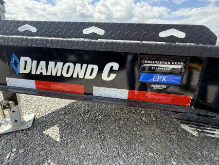 New 2026 Diamond C LPX 210 22’ Equipment Trailer, PACESETTER EDITION, FORK HOLDERS, HEAVY DUTY FENDERS, 20K GVWR