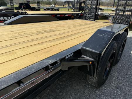 New 2026 Diamond C LPX 210 22’ Equipment Trailer, PACESETTER EDITION, FORK HOLDERS, HEAVY DUTY FENDERS, 20K GVWR