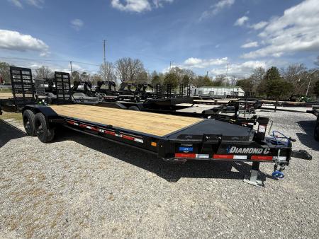 New 2026 Diamond C LPX 210 22’ Equipment Trailer, PACESETTER EDITION, FORK HOLDERS, HEAVY DUTY FENDERS, 20K GVWR