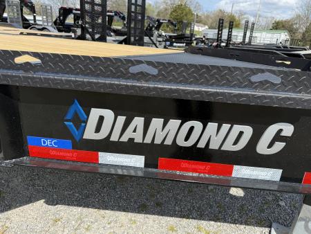 New 2026 Diamond C DEC 207 20’ Equipment Trailer, 2 SPD JACK, KNEE RAMPS, TOOLBOX, 14 PLY TIRES