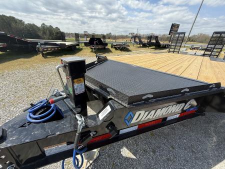 New 2026 Diamond C DEC 207 20’ Equipment Trailer, 2 SPD JACK, KNEE RAMPS, TOOLBOX, 14 PLY TIRES