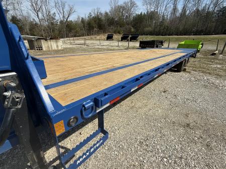 Used 2026 Load Trail LOAD TRAIL 16K 25+5 Flatbed Trailer, MAX RAMPS, 16K GVWR, SLIDING STRAPS