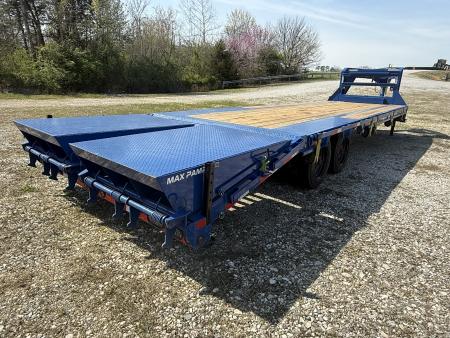 Used 2026 Load Trail LOAD TRAIL 16K 25+5 Flatbed Trailer, MAX RAMPS, 16K GVWR, SLIDING STRAPS
