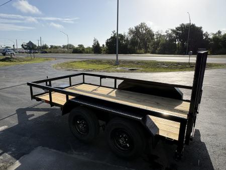 New 2026 GPS Utility Trailer 6x12 TA with tube top and ramp