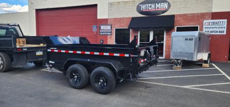 New 72in x 10 Sure-Trac Low-Pro Single Ram Dump Trailer 10k***Stab Jacks
