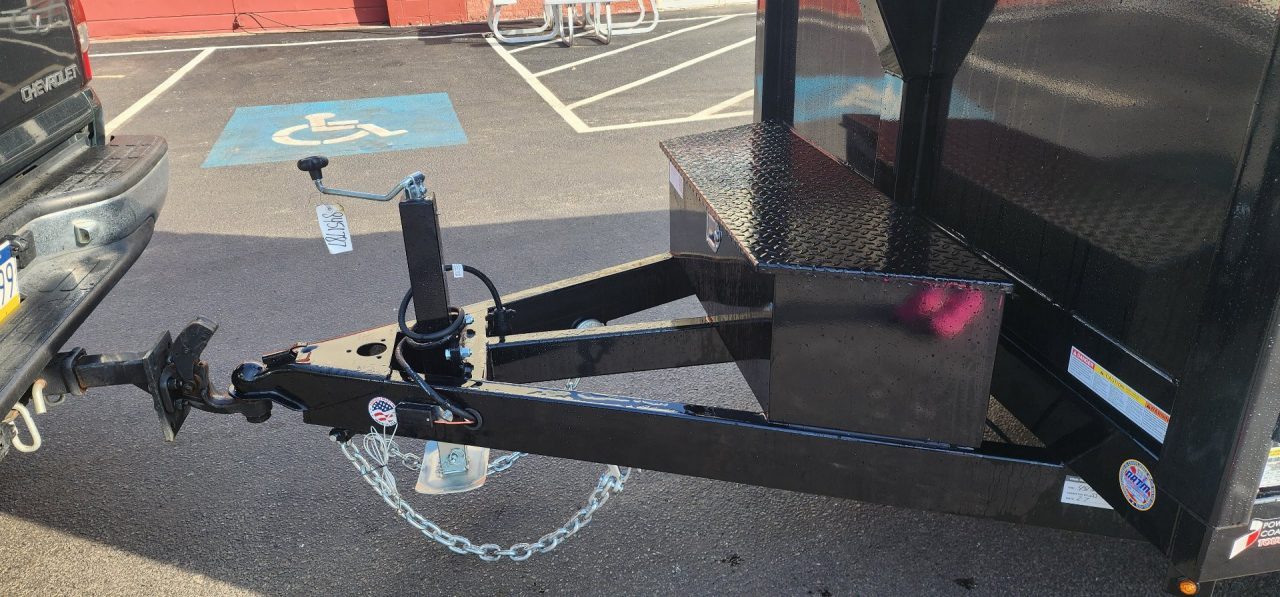 New 6 x 12 Sure-Trac Low-Pro Single Ram Dump Trailer 10k**Stabilizer Jacks