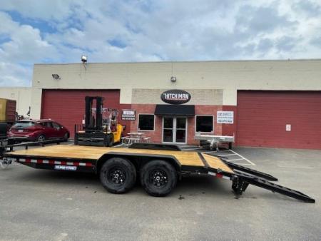 New 7 x 18 (16+2) Sure-Trac Equipment Trailer 14k
