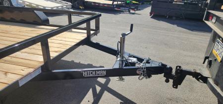 New 7 x 12 Sure-Trac Tube Top Utility Trailer 7k** RE-ENFORCED GATE