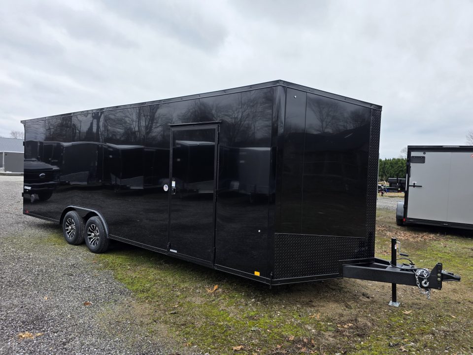 New 2026 Formula Trailers 8.5x24 CAR HAULER WITH ESCAPE DOOR 10K BLACKOUT 7' INSIDE SXS UTV GOLF CART Cargo / Enclosed Trailer
