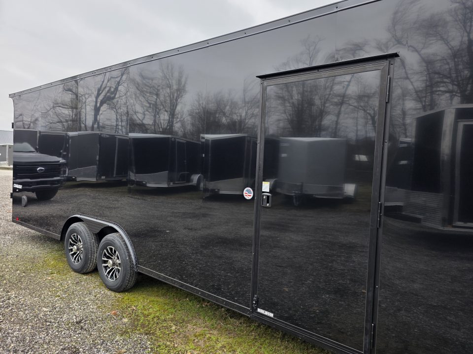 New 2026 Formula Trailers 8.5x24 CAR HAULER WITH ESCAPE DOOR 10K BLACKOUT 7' INSIDE SXS UTV GOLF CART Cargo / Enclosed Trailer