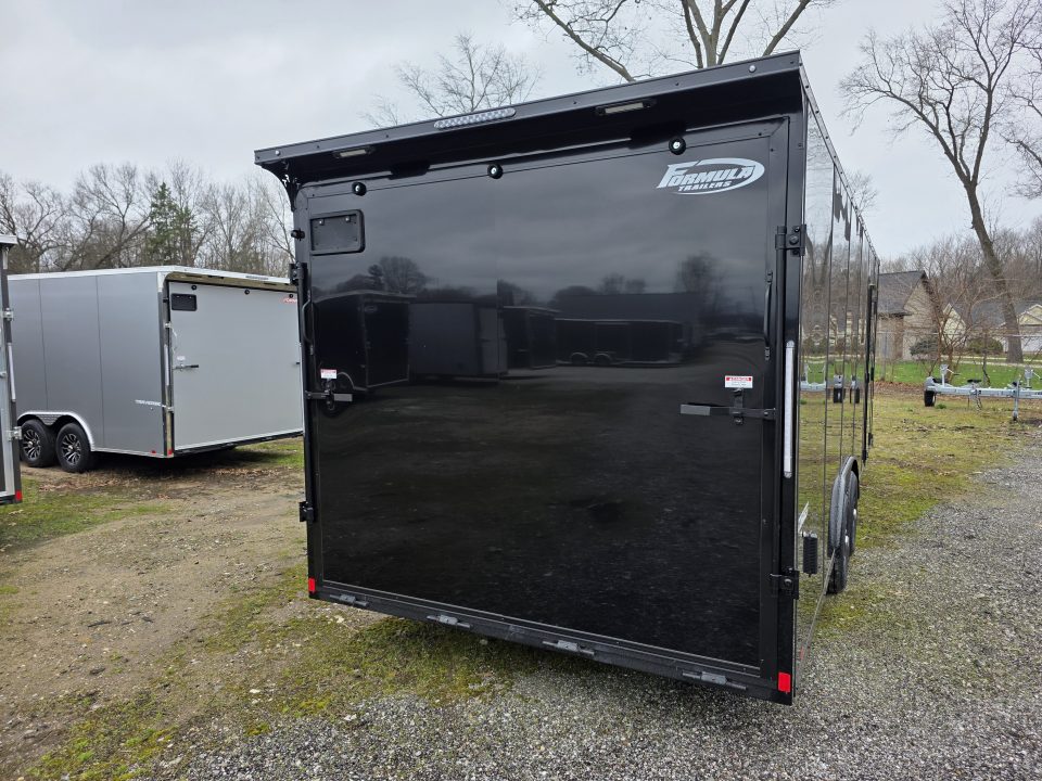 New 2026 Formula Trailers 8.5x24 CAR HAULER WITH ESCAPE DOOR 10K BLACKOUT 7' INSIDE SXS UTV GOLF CART Cargo / Enclosed Trailer