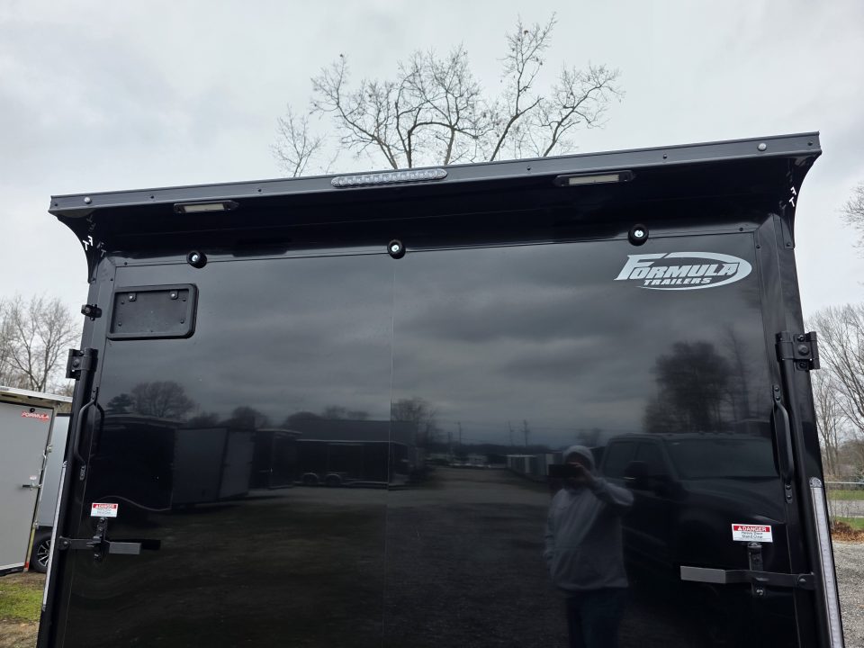New 2026 Formula Trailers 8.5x24 CAR HAULER WITH ESCAPE DOOR 10K BLACKOUT 7' INSIDE SXS UTV GOLF CART Cargo / Enclosed Trailer