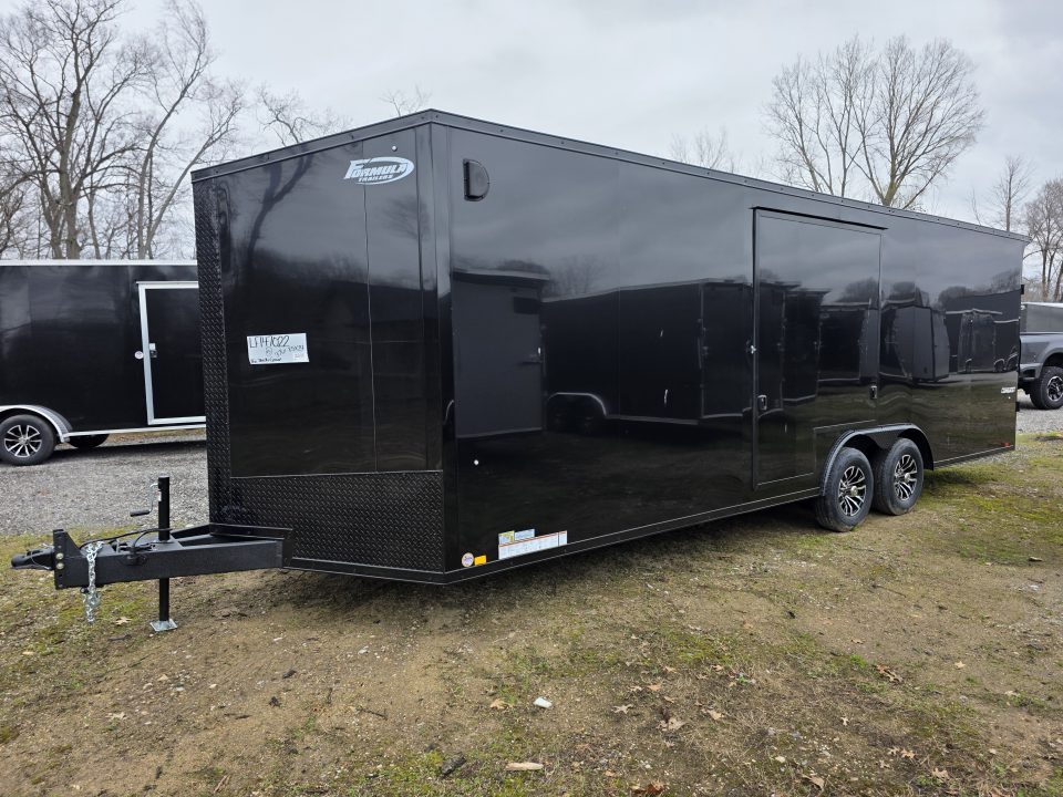 New 2026 Formula Trailers 8.5x24 CAR HAULER WITH ESCAPE DOOR 10K BLACKOUT 7' INSIDE SXS UTV GOLF CART Cargo / Enclosed Trailer